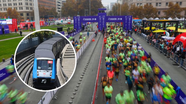 Maratón de Santiago 2026: este será el horario especial de Metro durante este fin de semana