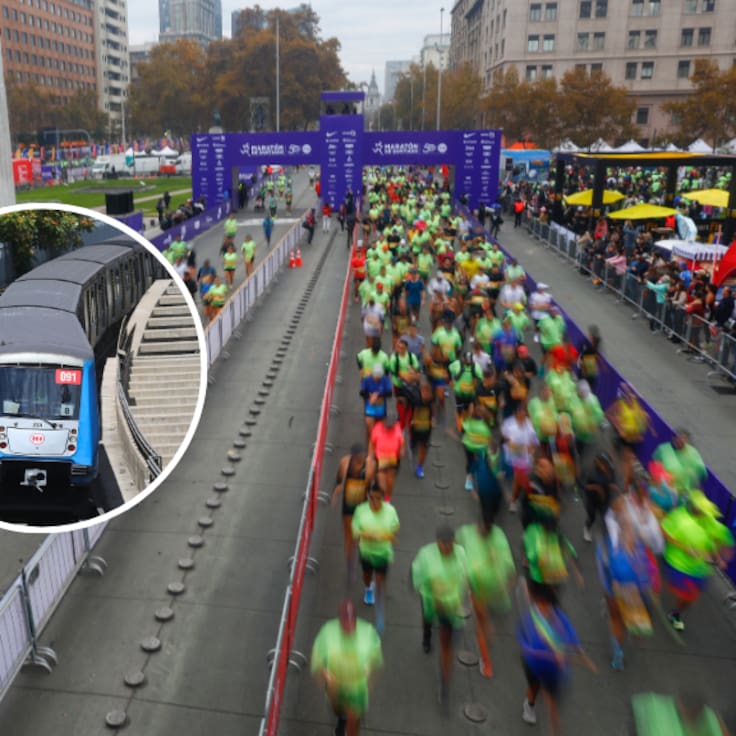 Maratón de Santiago 2026: este será el horario especial de Metro durante este fin de semana