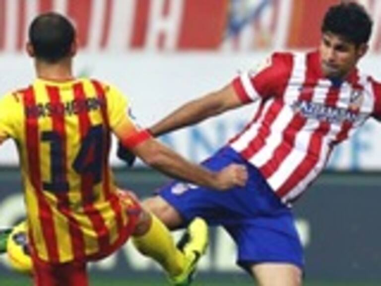 Alexis Sánchez no logró desequilibrar el Atlético Madrid-FC Barcelona