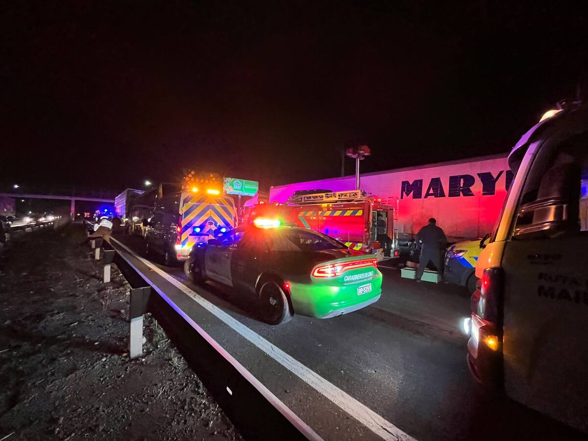 Menor de cuatro años se encuentra en estado grave tras accidente múltiple en Paine