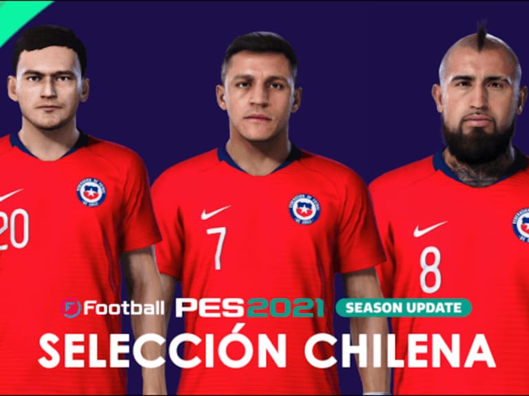 Ya está disponible: Así luce la Selección Chilena de Fútbol en el nuevo PES 2021