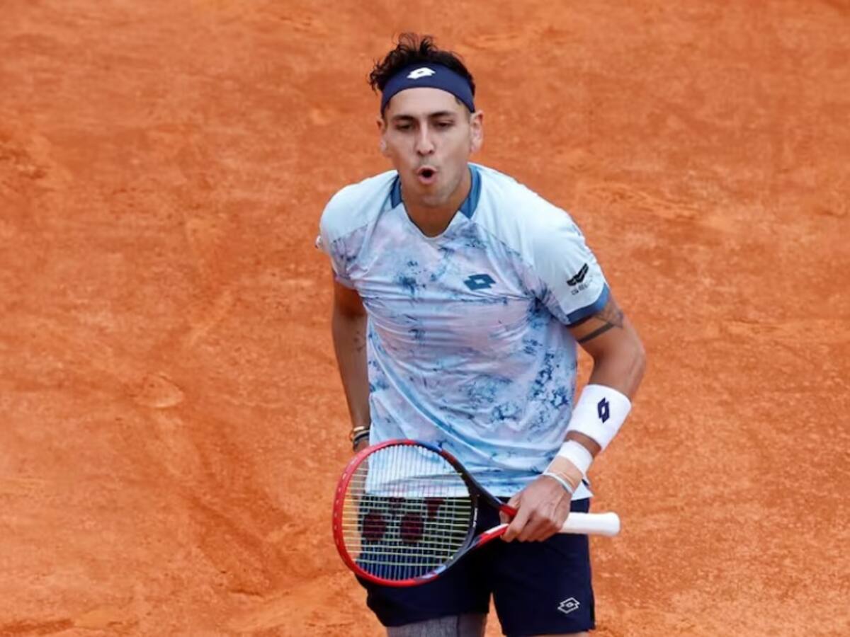 Tremenda práctica de Alejandro Tabilo antes de su debut en Roland Garros: entrenó con la polaca Iga Swiatek