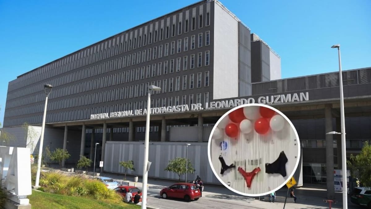 Con ropa interior colgada: denuncian realización de despedida de soltera en horario laboral en Hospital de Antofagasta