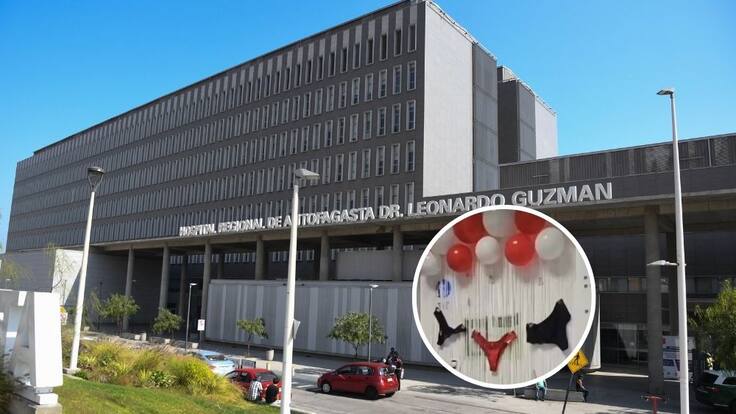 Con ropa interior colgada: denuncian realización de despedida de soltera en horario laboral en Hospital de Antofagasta