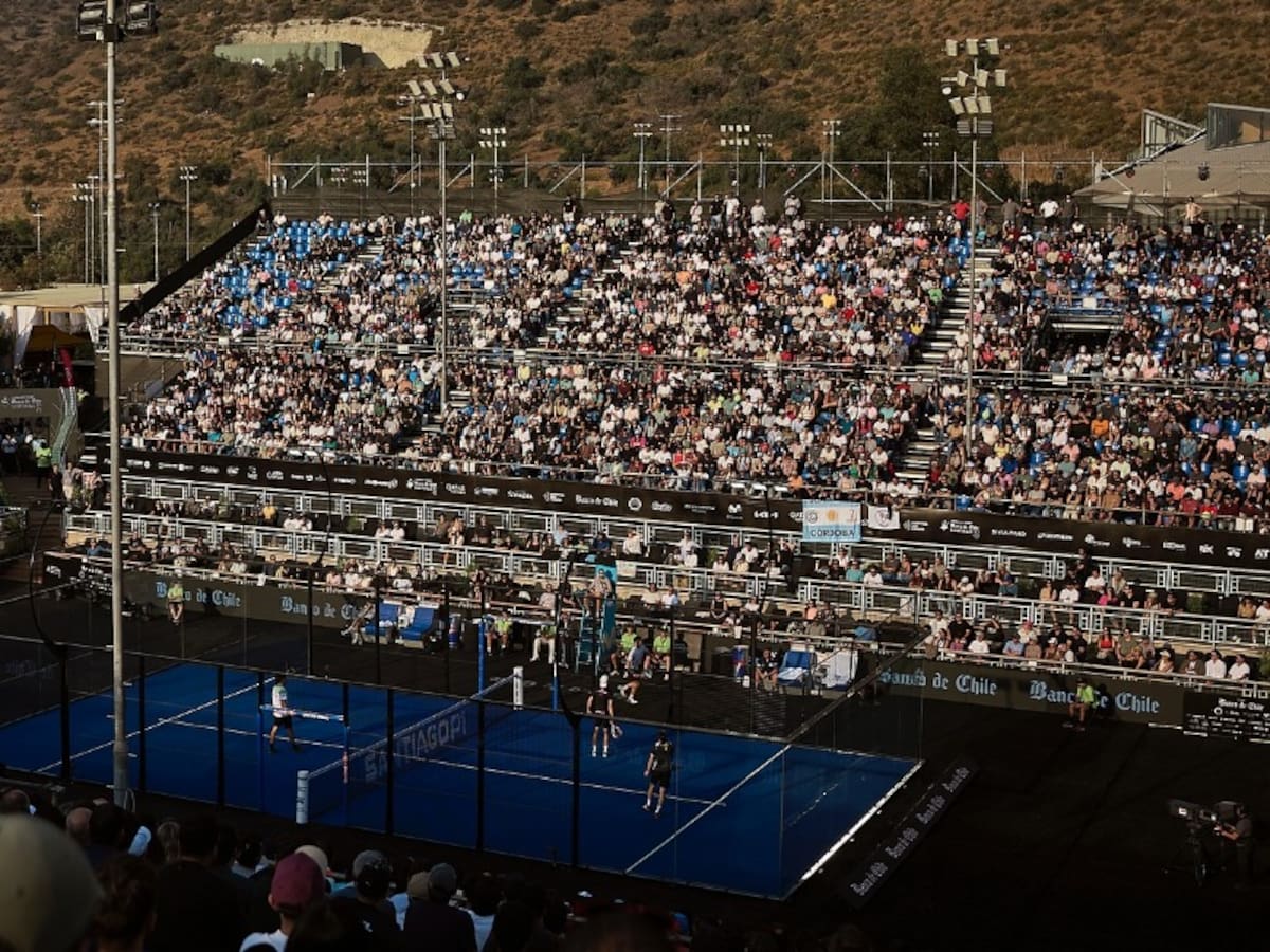 Por mal clima: aplazan las finales del Santiago Premier Padel para este lunes