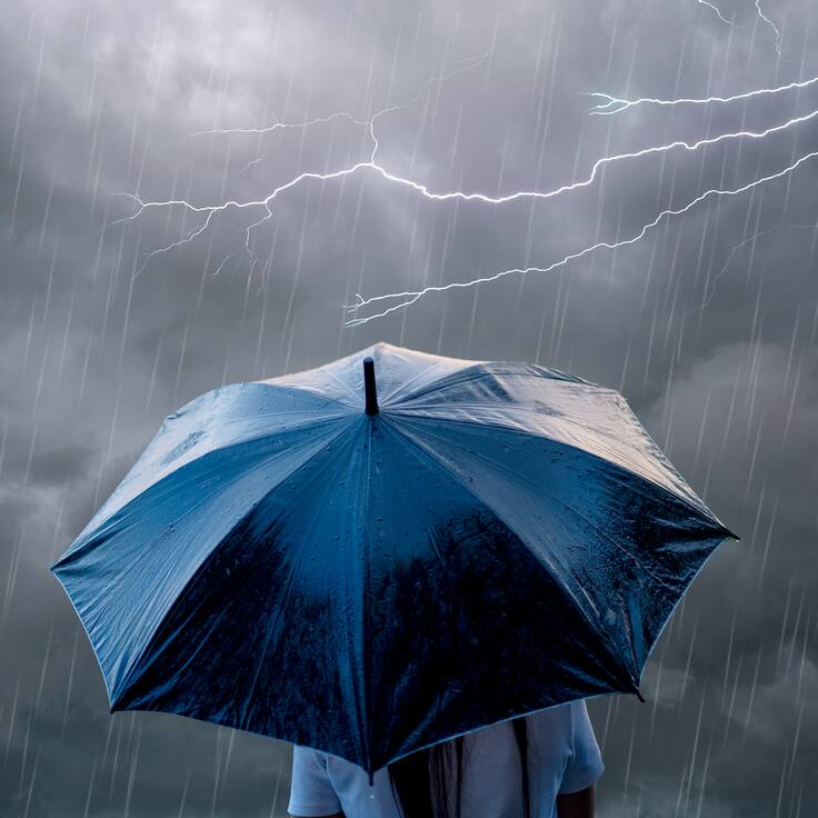 Lluvias y tormentas eléctricas en la región Metropolitana: a esta hora comienzan las precipitaciones hoy