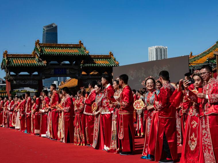 Boda masiva en Pekín, China | Getty Images