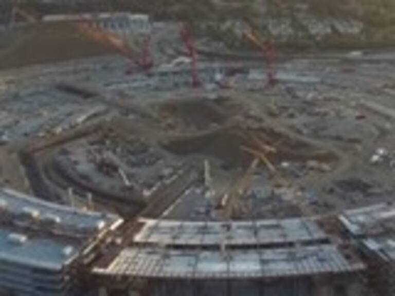 Así va la construcción de las futuristas oficinas de Apple