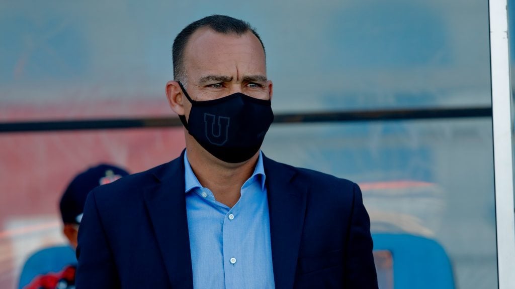 3 de Abril del 2021/RANCAGUAEl Director Tecnico de Universidad de Chile Rafael Dudamel() ,durante el partido valido por la Segunda fecha del Campeonato Nacional AFP PlanVital 2021, entre Universidad de Chile vs Huachipato, disputado en el Estadio el Teniente.
FOTO:FRANCISCO LONGA/AGENCIAUNO