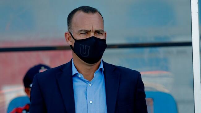 3 de Abril del 2021/RANCAGUAEl Director Tecnico de Universidad de Chile Rafael Dudamel() ,durante el partido valido por la Segunda fecha del Campeonato Nacional AFP PlanVital 2021, entre Universidad de Chile vs Huachipato, disputado en el Estadio el Teniente.
FOTO:FRANCISCO LONGA/AGENCIAUNO