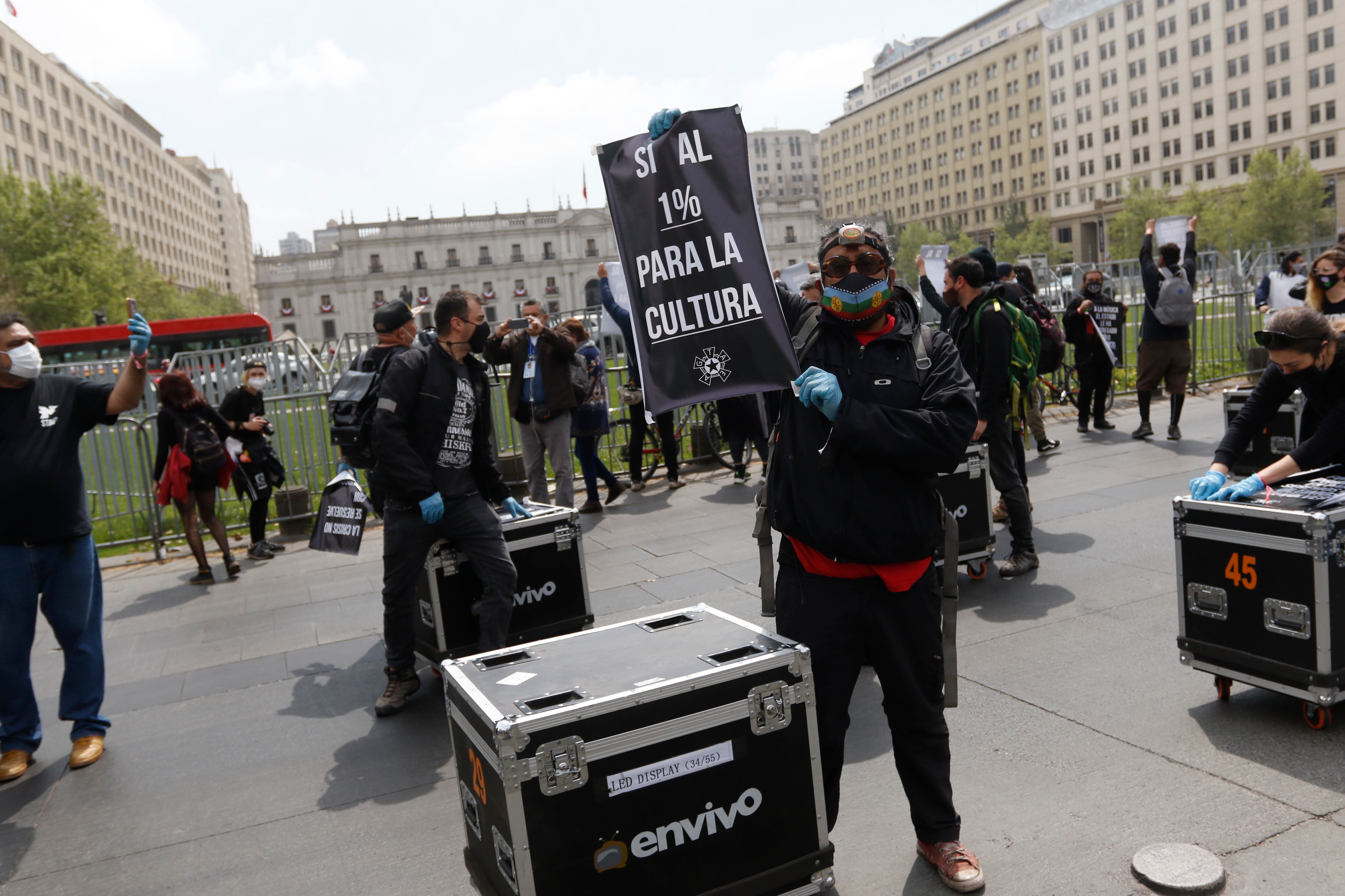 Marcha de Asociación gremial de trabajadores de artes y espectáculo