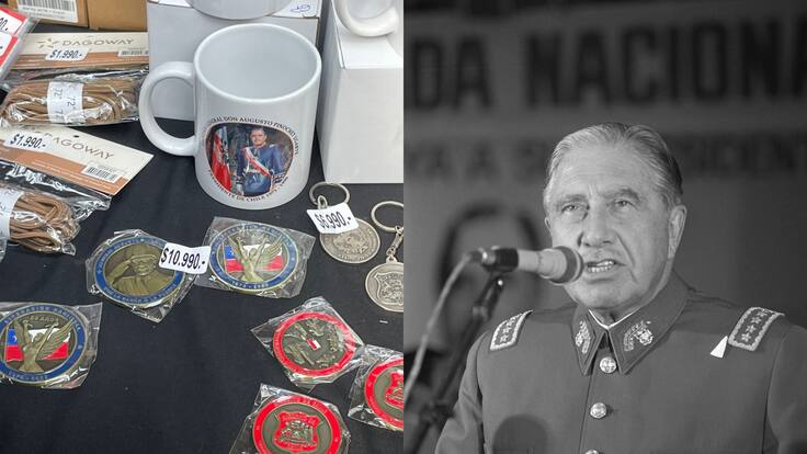 Venta de imágenes de Pinochet en Día de los Patrimonios genera polémica en la Escuela Militar