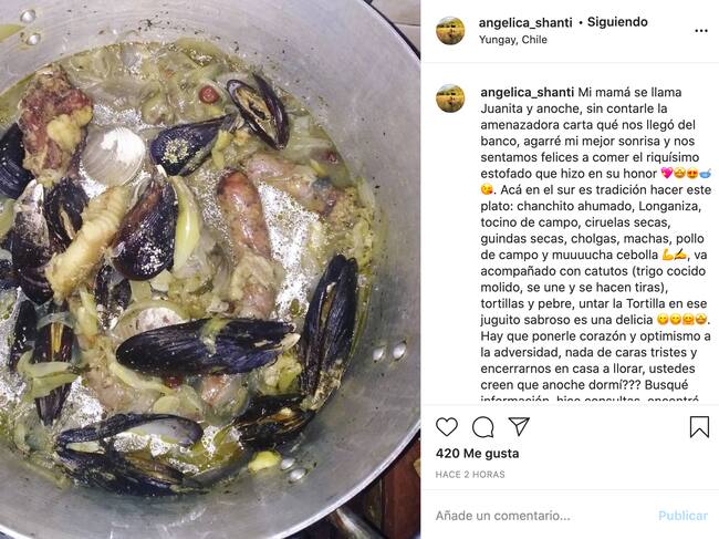 Instagram Angélica Sepúlveda
