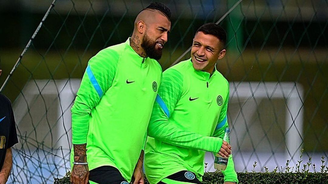 Arturo Vidal con Inter