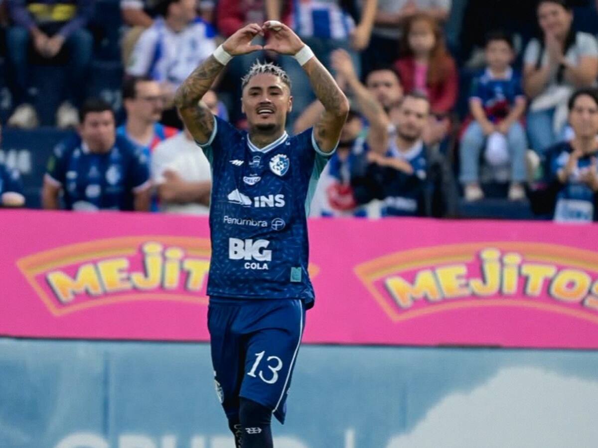 Debut goleador: El espectacular doblete de Juan Carlos Gaete en el fútbol de Costa Rica