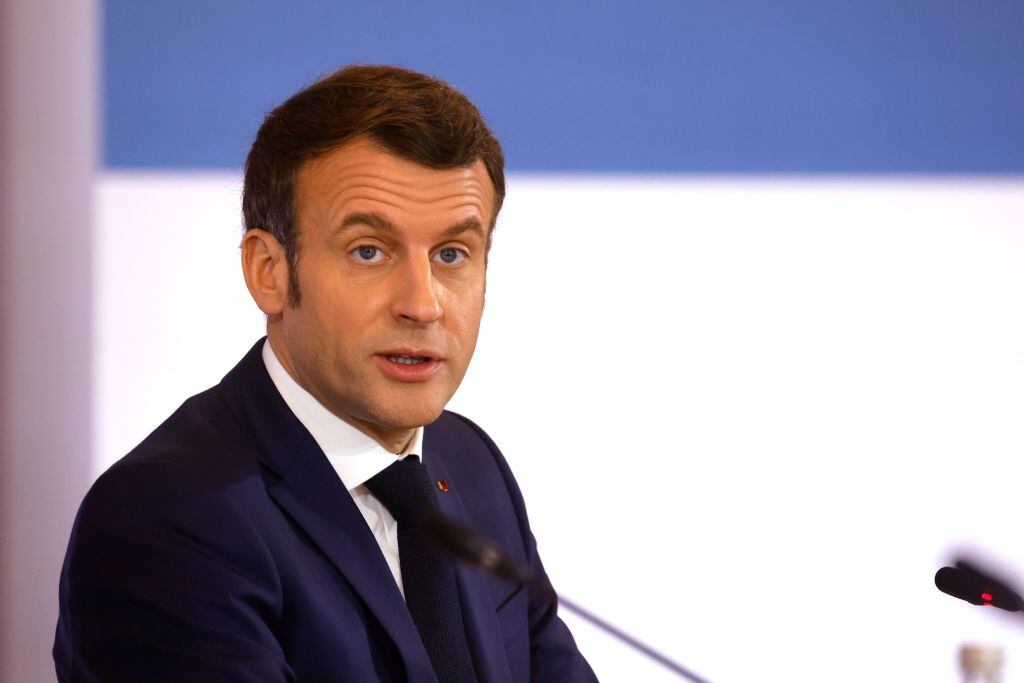 El presidente francés Emmanuel Macron