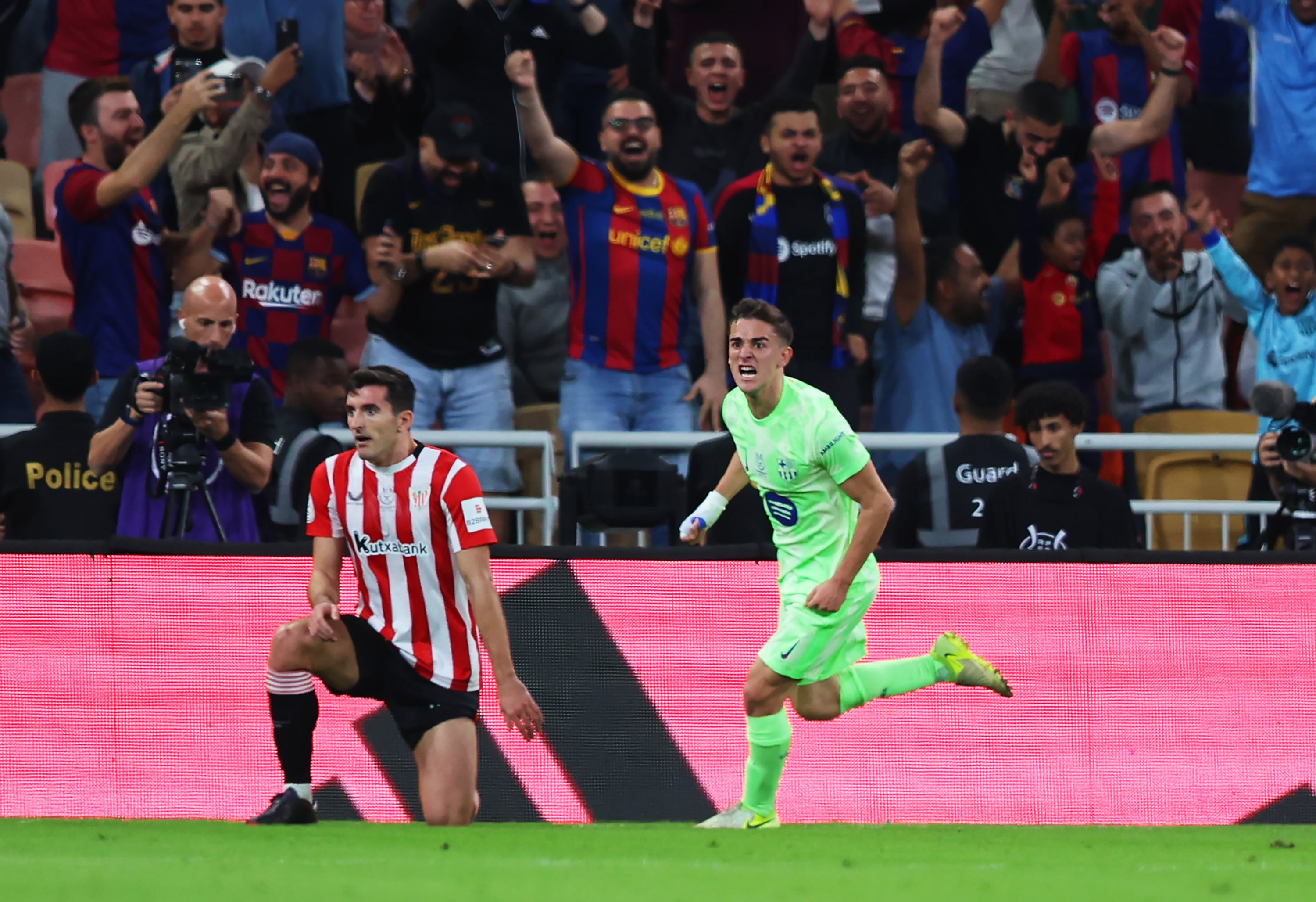 FC Barcelona derrotó al Athletic Club por las semifinales de la Supercopa de España 2025 | Getty Images