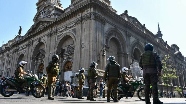 Comercio ambulante, carabineros, santiago