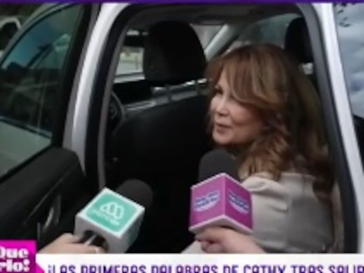 Cathy Barriga rompe el silencio por primera vez tras salir de la cárcel: se enojó y encaró a periodista
