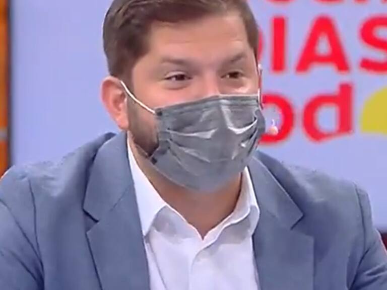 Gabriel Boric aseguró que le gustaría vivir cerca de La Moneda: Yo no tengo auto | Captura TVN