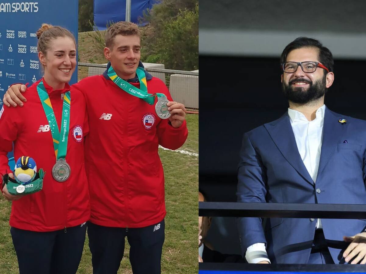 «Orgullo para Chile»: Presidente Boric celebra las medallas de hermanos Vidaurre en Panamericanos Santiago 2023