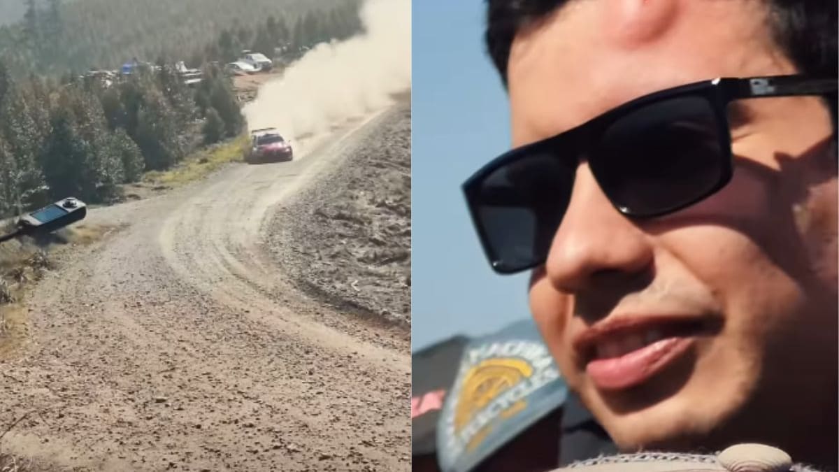 “Les dijimos de traer un casco...”: el doloroso y viral piedrazo a un fanático en el WRC Rally Chile