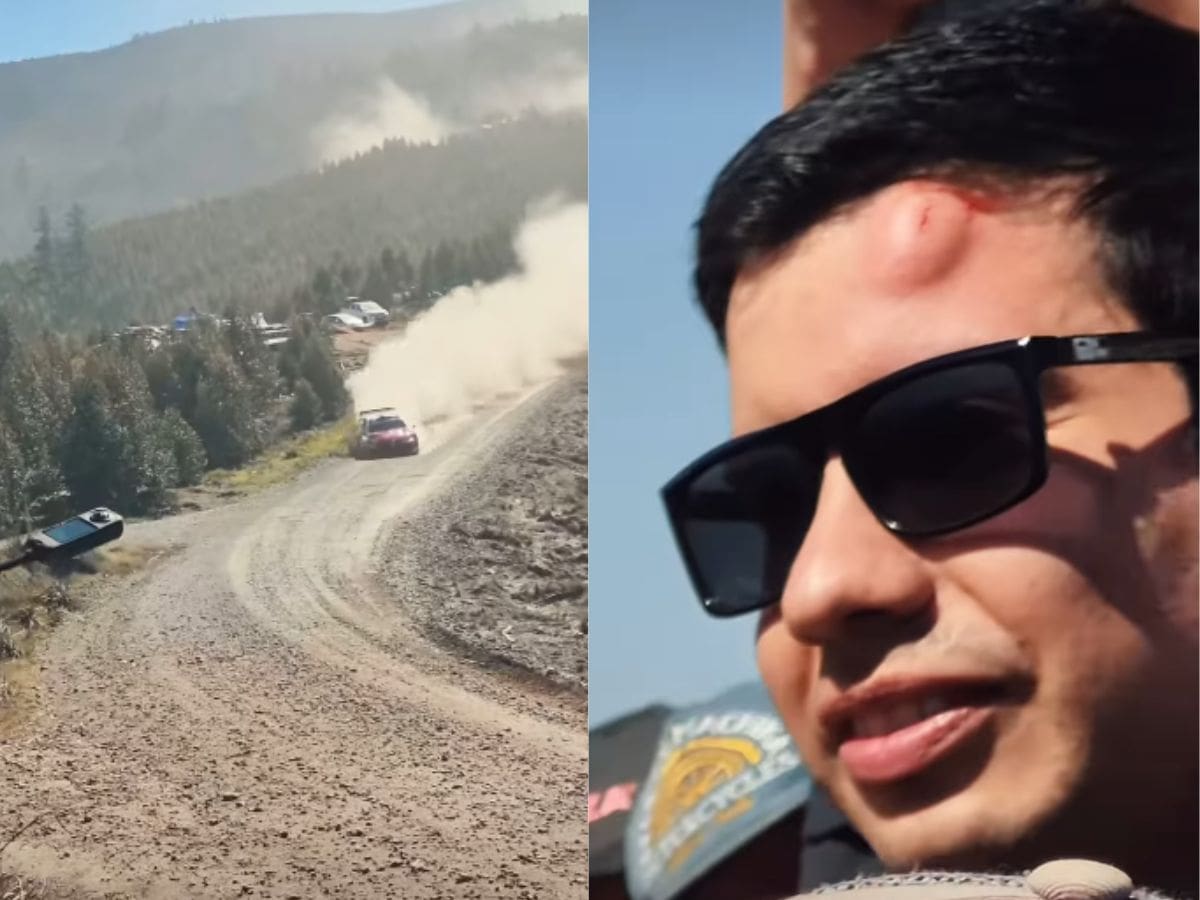 “Les dijimos de traer un casco...”: el doloroso y viral piedrazo a un fanático en el WRC Rally Chile