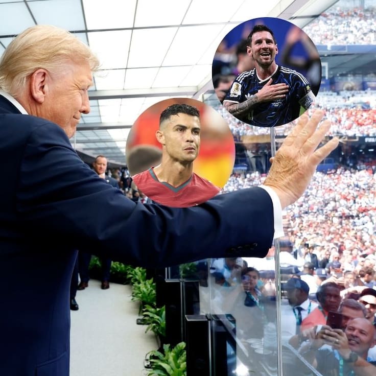 La especial frase de Trump sobre Messi y Cristiano Ronaldo antes de la final del Mundial 2026: “Es difícil...”