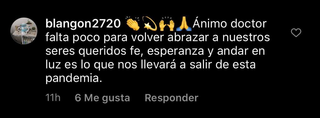 Comentario publicación Dr.Ugarte
