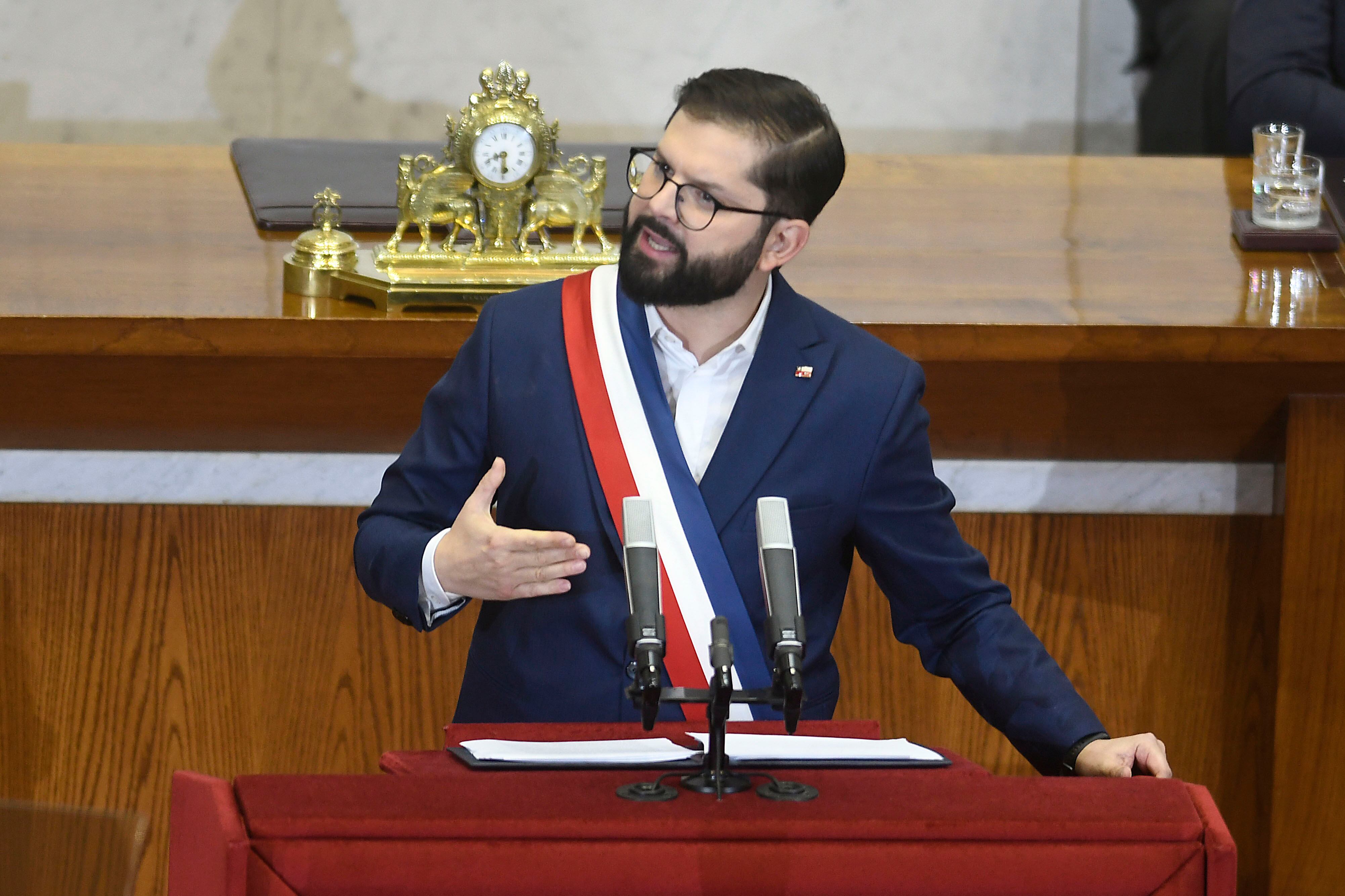Agencia UNO | Imagen de archivo de la última Cuenta Pública del Presidente Gabriel Boric