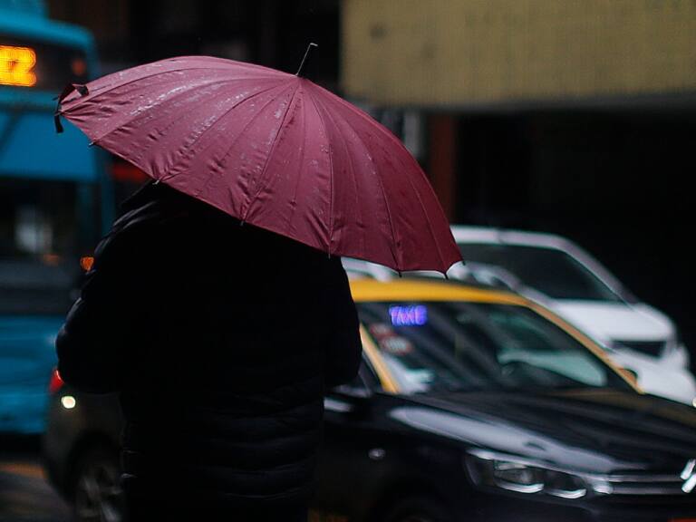 Lluvia en Santiago