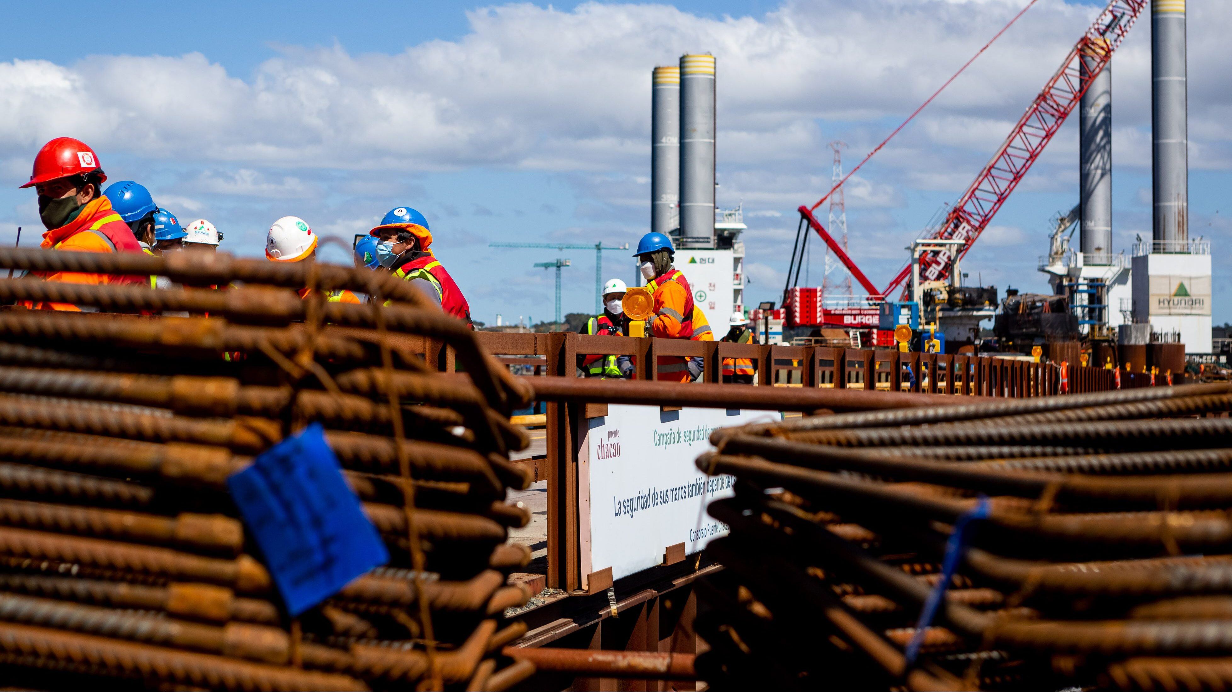 20 de Octubre de 2020 / PUERTO MONTTVisita a obras y avances en la construccion de Puente Chacao 
FOTO: FELIPE CONSTANZO / AGENCIAUNO