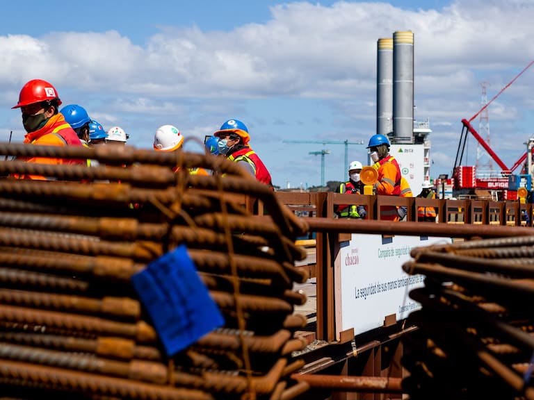20 de Octubre de 2020 / PUERTO MONTTVisita a obras y avances en la construccion de Puente Chacao 
FOTO: FELIPE CONSTANZO / AGENCIAUNO