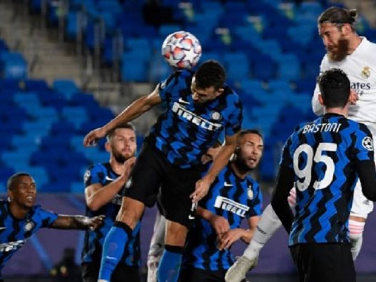 Inter de Milán cayó en un partizado ante el Real Madrid y quedó en el último puesto de su grupo en Champions