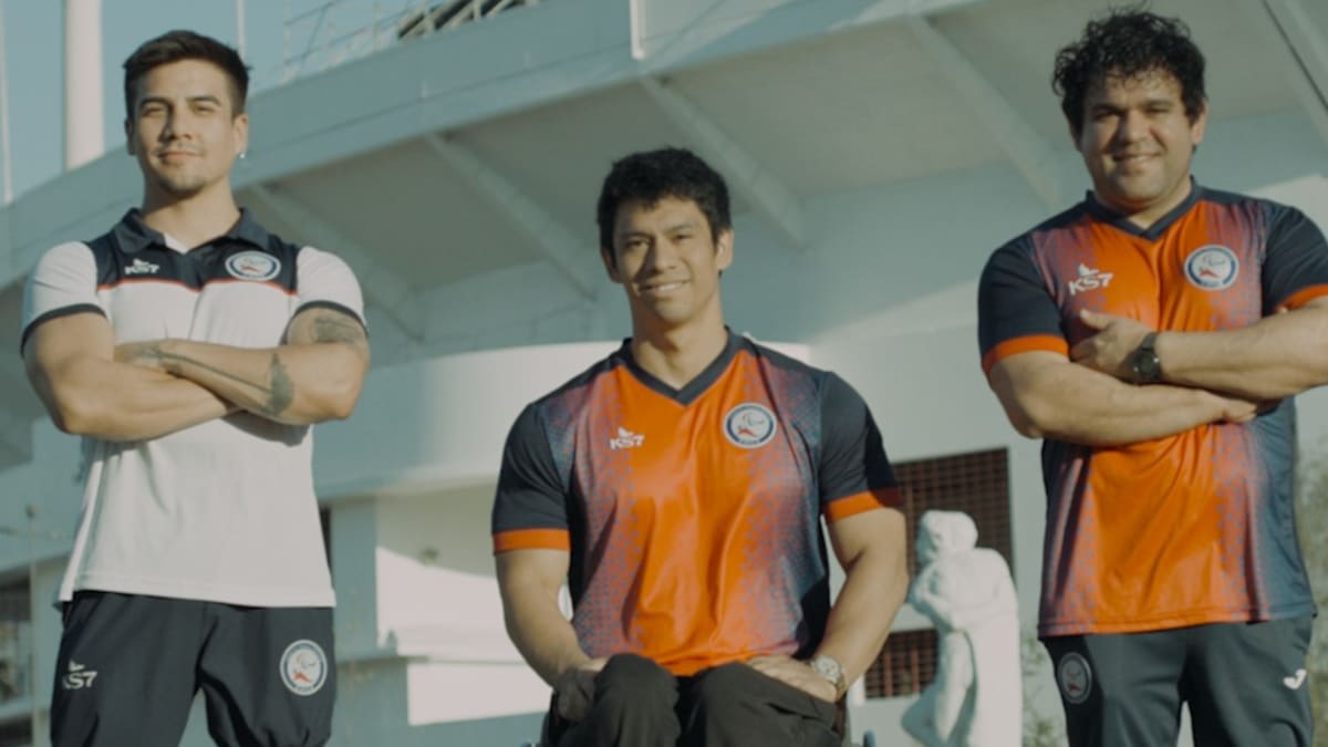 El para powerlifting los unió: La historia de los tres deportistas del Team Parachile en la apertura de Teletón 2023