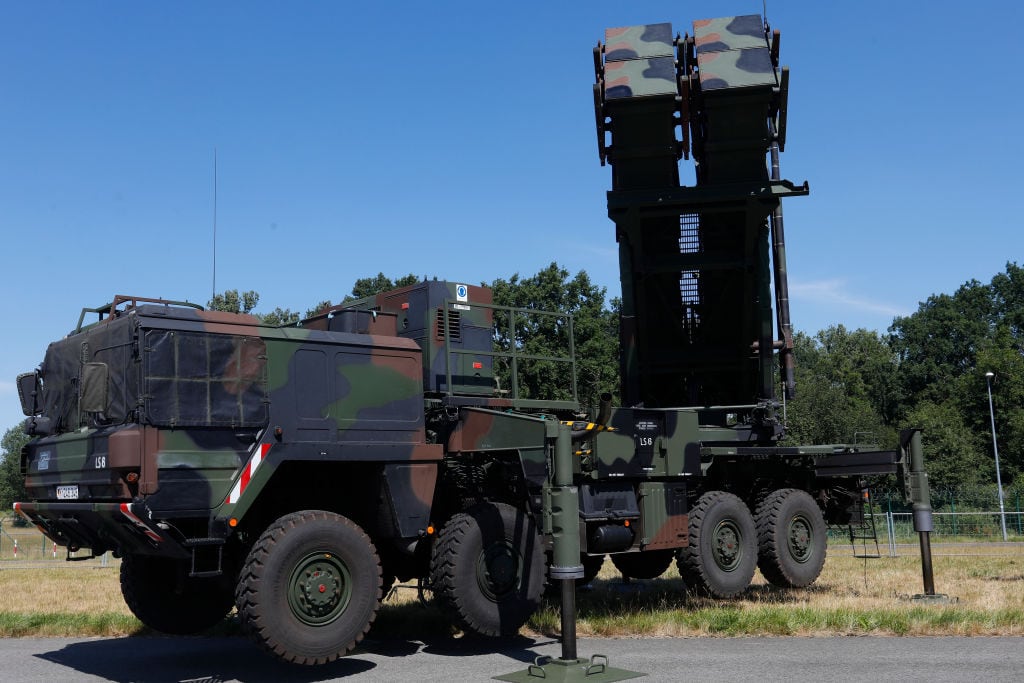 El sistema de misiles Patriot expuesto en evento en Alemania