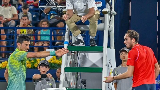 ¡Triunfazo! Medvedev derrumba el invicto de Djokovic y se instala en la gran final ATP 500 de Dubái