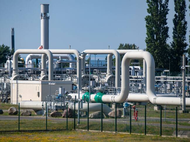 Planta receptora en Alemania del gas que envía Rusia para Europa