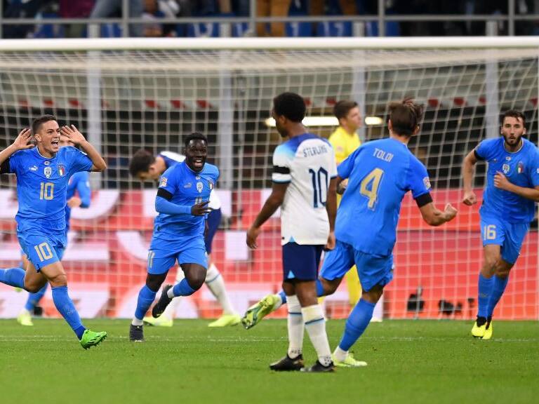 Italia derrota a Inglaterra por la penúltima jornada de la Nations League