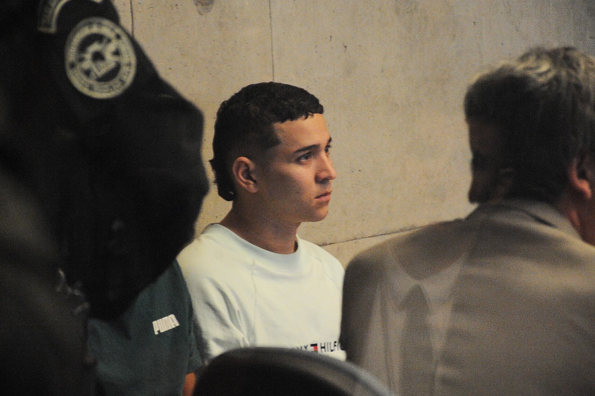 11 DE ABRIL DEL 2024 / SANTIAGO Formalización de los imputados por el homicidio del teniente de Carabineros, Emanuel Sánchez. 
FOTO: VICTOR HUENANTE / AGENCIAUNO