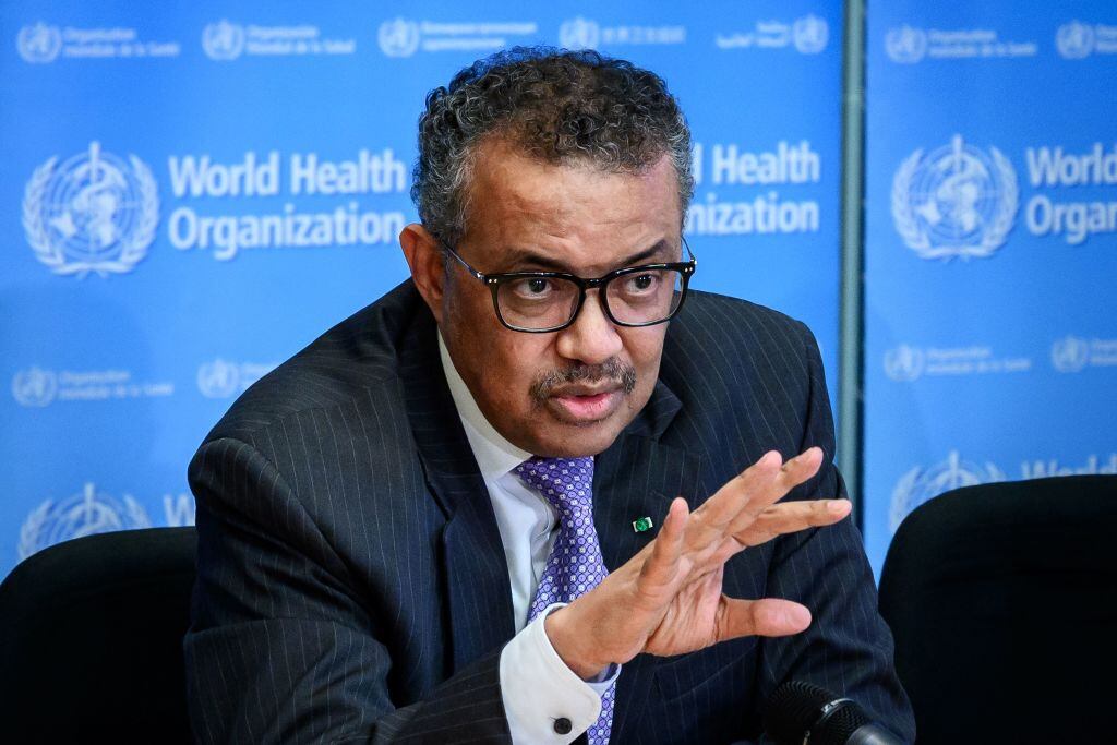 El director general de la OMS Tedros Adhanom Ghebreyesus