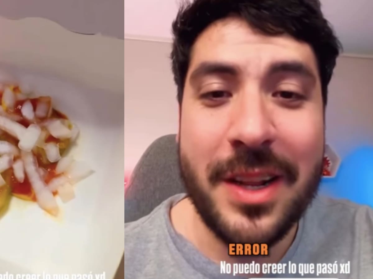 Insólito error en cadena de comida rápida: hamburguesa de cliente llegó sin pan, sin carne y sin queso