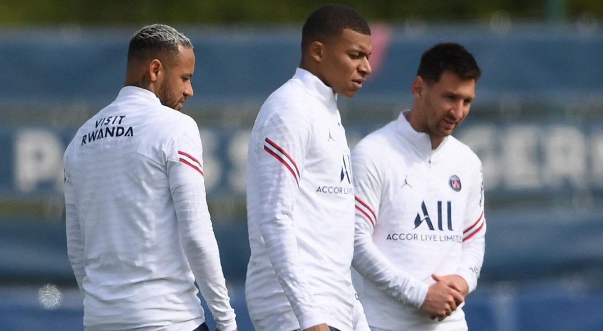 Messi, Neymar y Mbappé