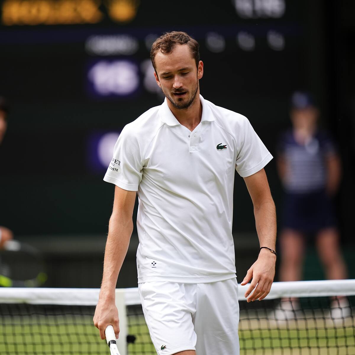 El insulto de Medvedev que casi le cuesta la descalificación en plena semifinal de Wimbledon ante Alcaraz