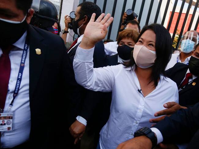 La candidata peruana Keiko Fujimori