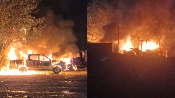 Incendio destruye camiones y maquinaria en La Araucanía: pérdidas superan los $250 millones