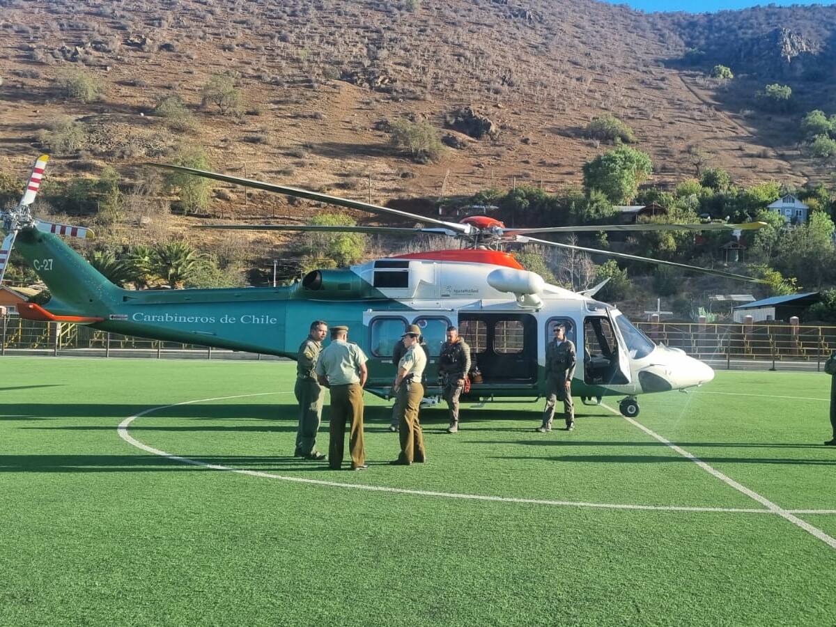 Intensa búsqueda en Petorca: autoridades buscan con helicópteros y drones a jóvenes desaparecidos tras ir a acampar