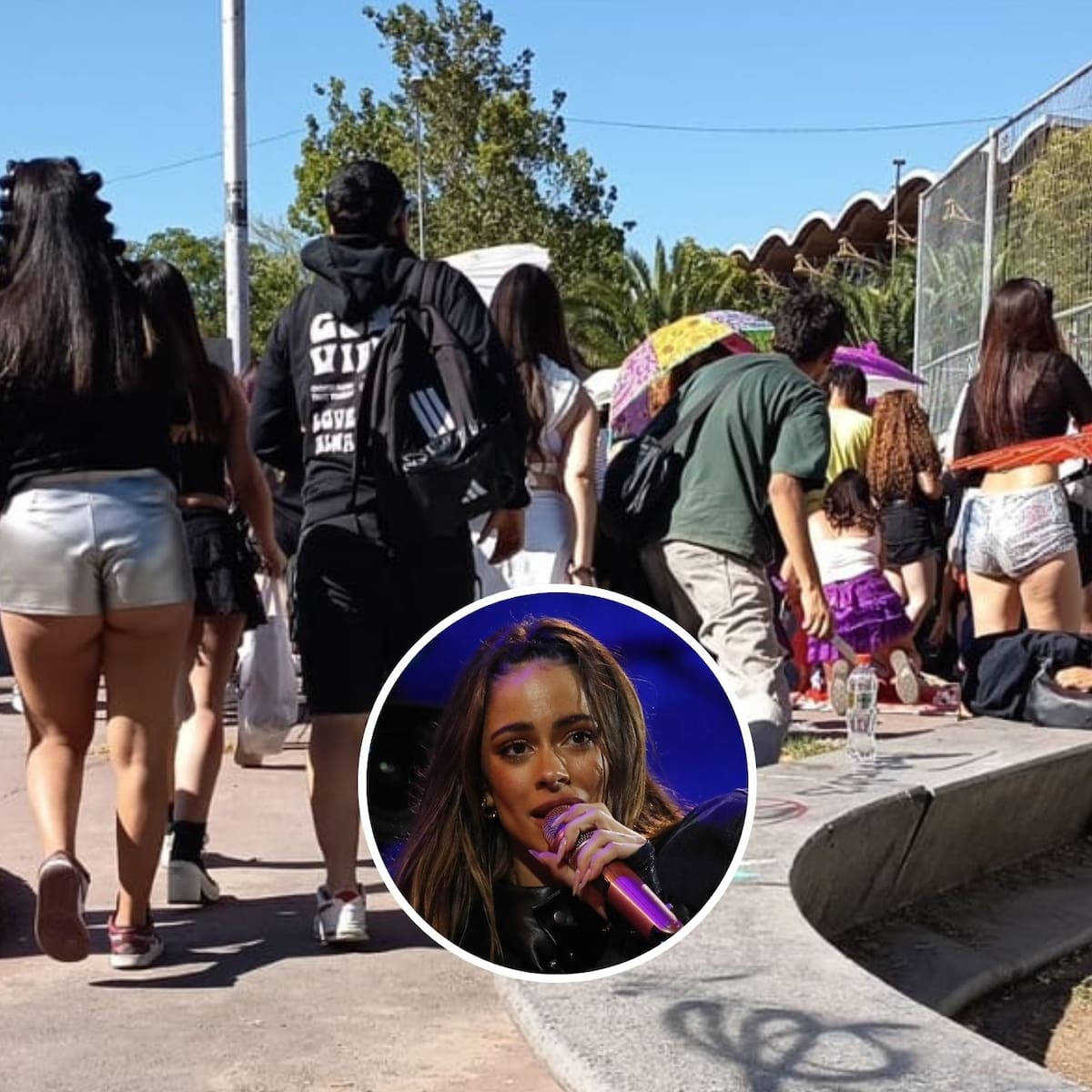 “No nos han permitido salir”: fanáticos de Tini acusan falta de acceso a baños en la previa del concierto
