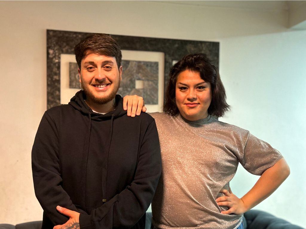 Dramaturgo Gonzalo Gatica y actriz Ignacia Oxmans
