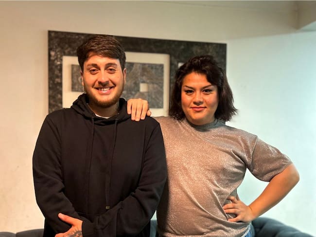 Dramaturgo Gonzalo Gatica y actriz Ignacia Oxmans
